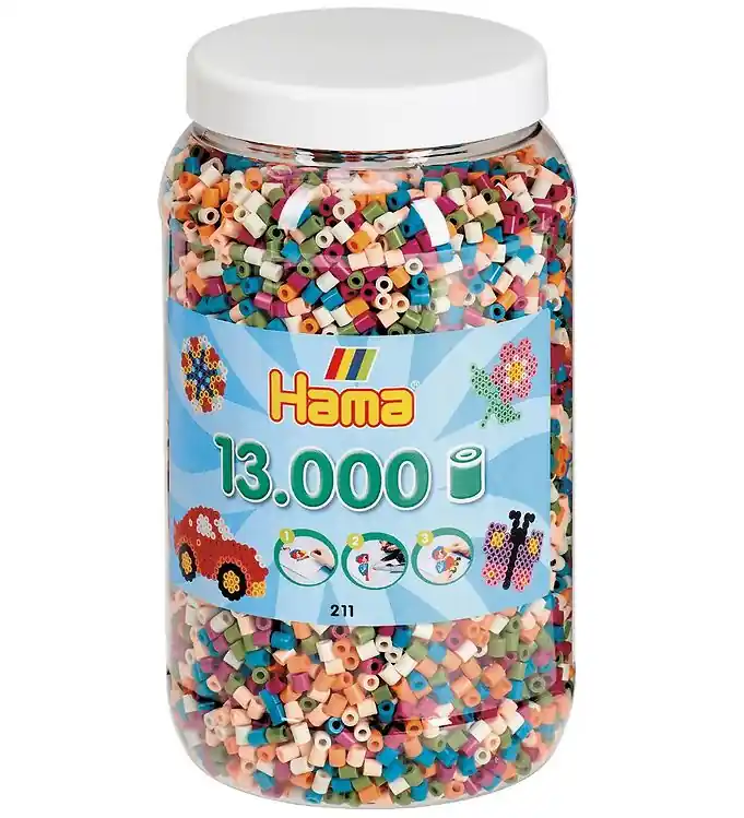 Voordeelprijs Hama Midi Kralen - 13.000 st. - 58 Mix
