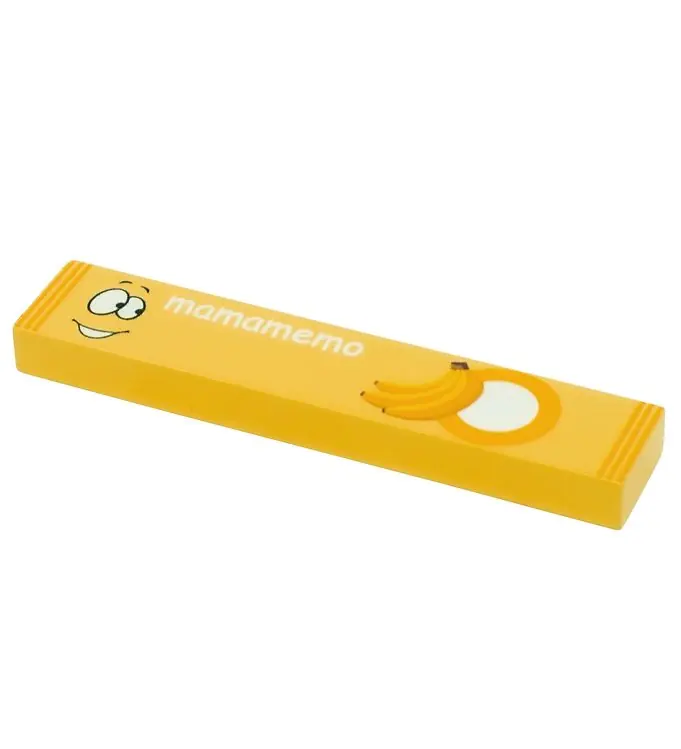 MaMaMeMo Speelgoedeten - Hout - Fruitreep m. Banaan Beperkte Voorraad