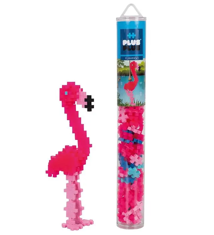 Merkproduct Plus-Plus - 100 st. - Flamingo