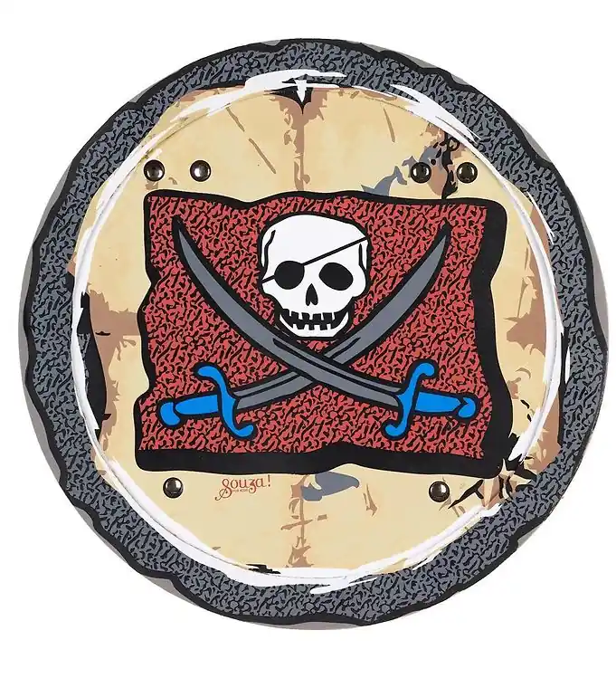 Souza Kostuum - Piratenschild - O'Mally - Rood Populair