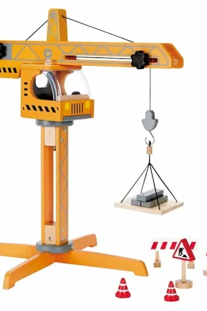 Premium Hape Speelset - 10 Onderdelen - Kraan