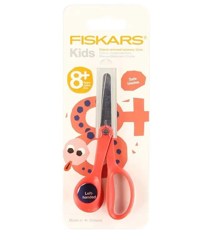 Lage Prijs Fiskars Kinderschaar - Linkerhand - Rood