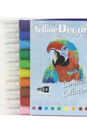 Beste Prijs Artline Markers - Decorite Flat - 10 st. - Carnaval