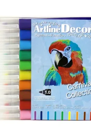 Artline Markers - Decoriet - 10 st. - Carnaval Betaalbaar