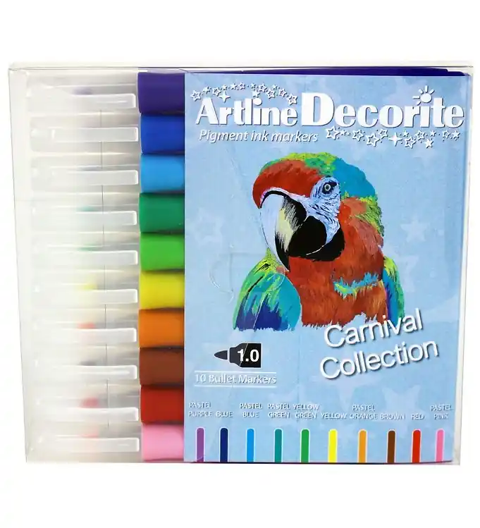 Artline Markers - Decoriet - 10 st. - Carnaval Betaalbaar