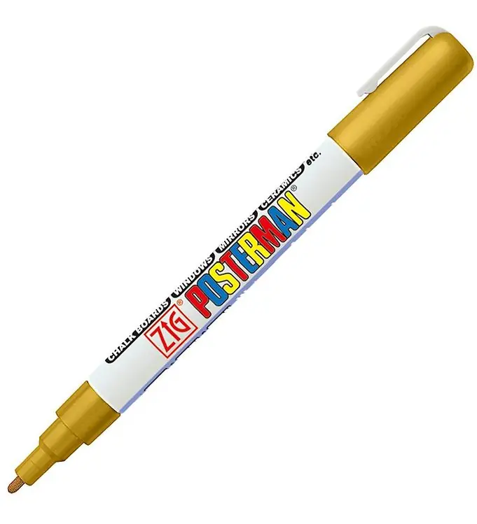 Superprijs Zig Marker - Waterdicht - 1 mm - Goud