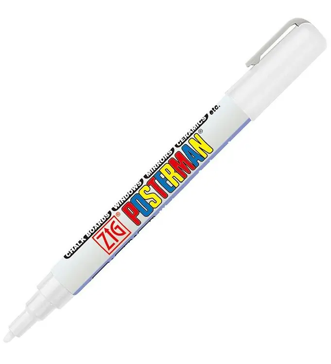 Laatste Kans Zig Marker - Waterdicht - 1 mm - Wit