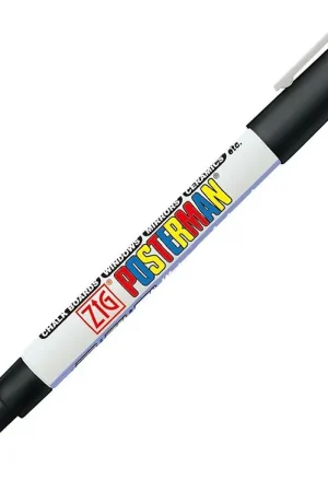 Zig Viltstift - Waterdicht - 1 mm - Zwart Dagaanbieding