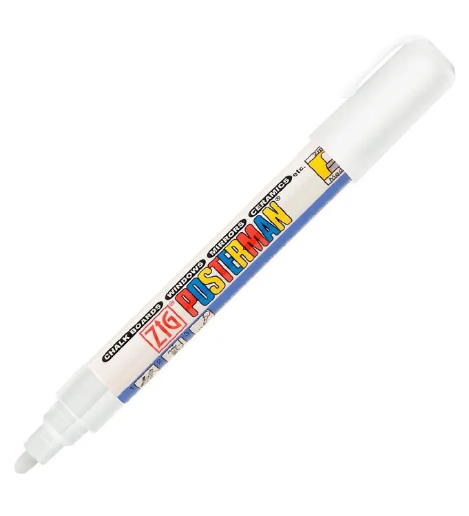 Zig Marker - Waterdicht - 2 mm - Wit Beste Prijs