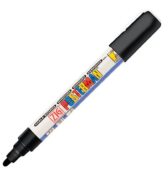 Koopje Zig Marker - Waterdicht - 2 mm - Zwart