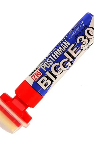 Zig Marker - Biggie - 30 mm - Rood Fabrieksprijs