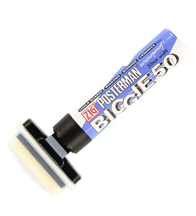 Zig Marker - Biggie - 50 mm - Zwart Betrouwbaar