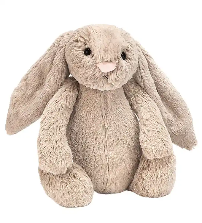 Jellycat Knuffel - Medium+ - 31x12 cm - Bashful Beige Bunny Uitverkoop