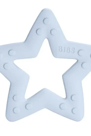 Betrouwbaar BIBS Bijtring - Star - Baby Blue