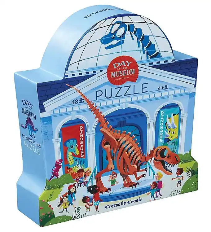Crocodile Creek Puzzel - 48 Bakstenen - Dag in het museum Superprijs