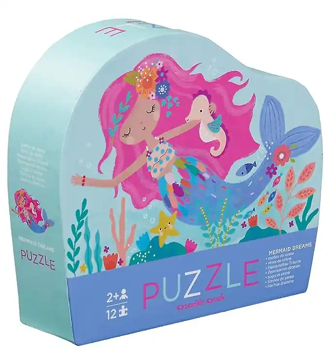 Beperkt Aanbod Crocodile Creek Puzzel - 12 Bakstenen - Mermaid Dromen