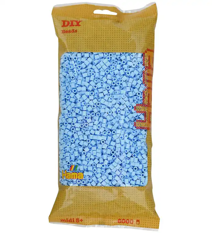 Hama Midi Kralen - 6000 st. - 97 Pastel IJsblauw Uitverkoop