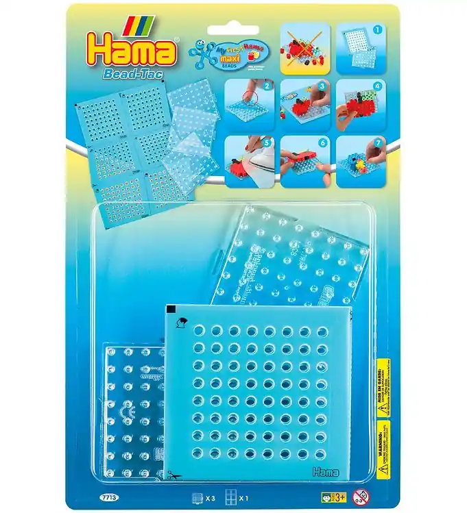 Koop Online Hama Maxi Kralenset - 3 st. + 1 sticker - Ruiten