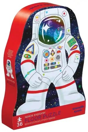 Gratis Retour Crocodile Creek Puzzel - 36 Bakstenen - Space Explorer