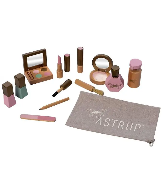 Merkproduct by ASTRUP Houten Speelgoed - 13 Onderdelen - Schminck Set