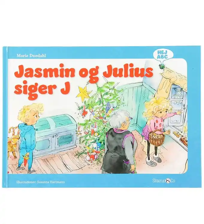 Must-Have Straarup & Co Boek - Hallo ABC - Jasmin en Julius Zegt J - Deens