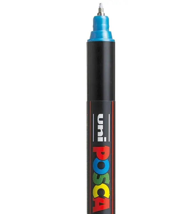 Posca Viltstift - PC-1MR - Metallic Blauw Gratis Retour