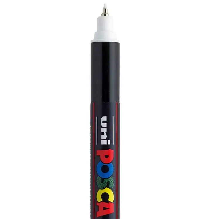 Gecertificeerd Posca Viltstift - PC-1MR - Wit