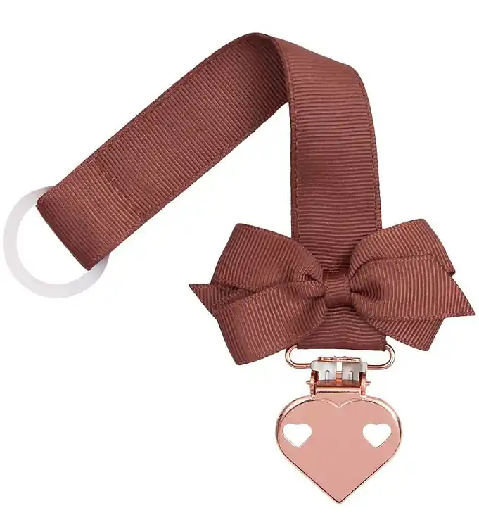 Little Wonders Speenketting - Chutney m. Vlinderdas/Koperen Hart Weekendaanbieding