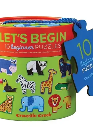 Crocodile Creek Puzzel - 10 st. - Jungle's Dier Finale Uitverkoop
