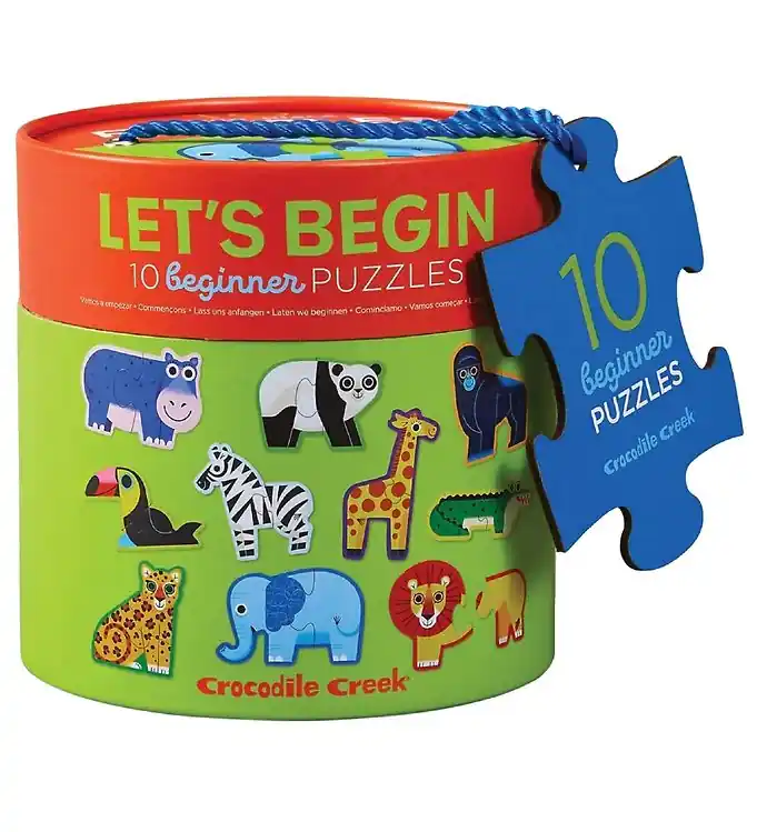 Crocodile Creek Puzzel - 10 st. - Jungle's Dier Finale Uitverkoop