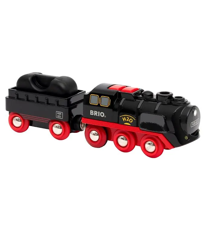 Aanbieding BRIO World Trein - 3 Onderdelen - Battery-Operated Steaming Trai