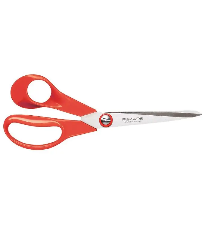 Fiskars Schaar - Linkshandig - 21 cm - Rood Rechtstreeks Van De Fabrikant