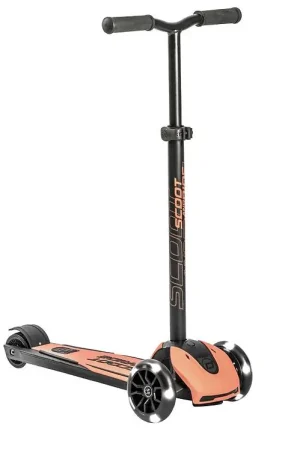 Laatste Versie Scoot and Ride Highway Kick 5 - LED - Peach