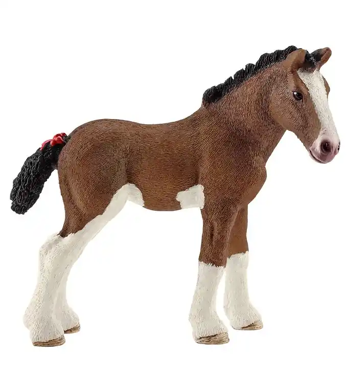 Voordeelprijs Schleich Dier - H: 8,5 cm - Clydesdale Føl 13810