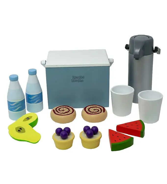 MaMaMeMo Speelgoedeten - Hout - Koeltas - Picknick Set Koop Online