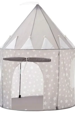 Bestel Nu Kids Concept Speeltent - 100x130 cm - Grijs m. sterren