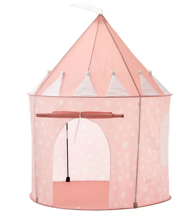 Direct Verzonden Kids Concept Speeltent - 100x130 cm - Roze m. sterren