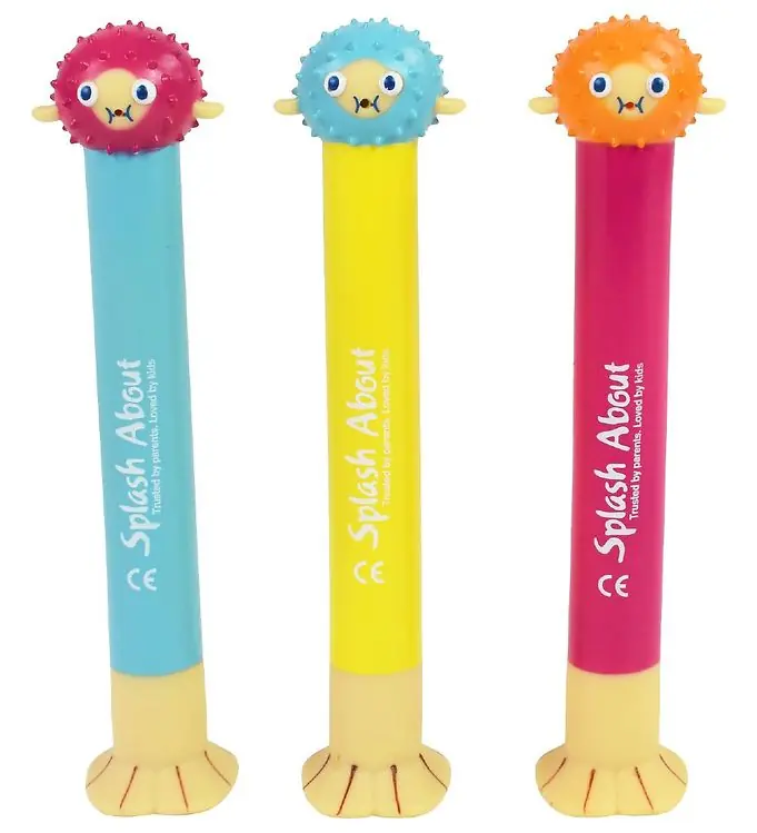 Splash About Duikstokken - 3 st. - Pufferfish Flitsaanbieding