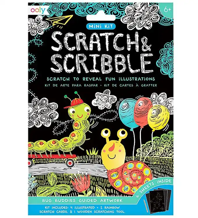 Ooly Kras Eend Scribble Mini Set - BIG Vrienden Rechtstreeks Van De Fabrikant