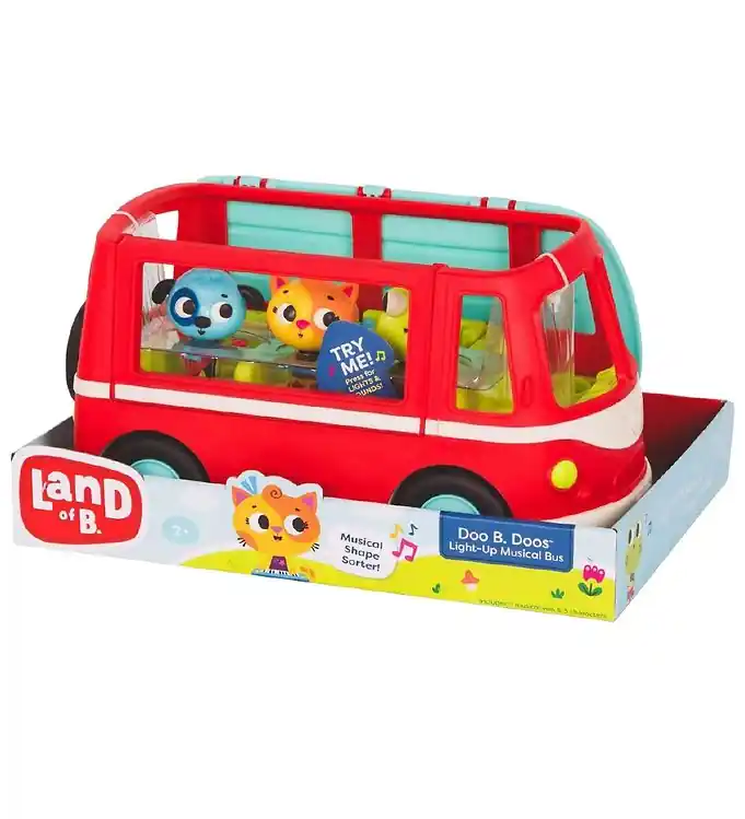 B. toys Muziekbus - 4 Onderdelen m. Geluid Nieuw