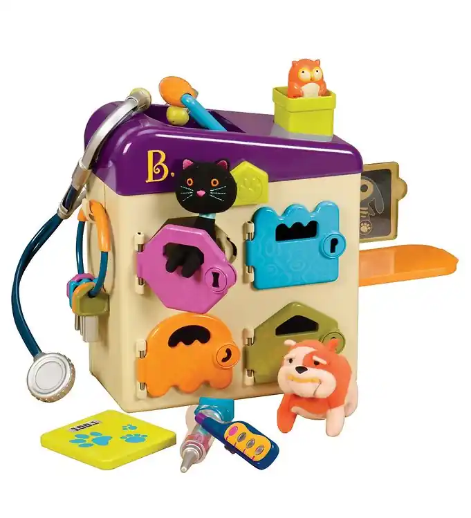 B. toys Dierenkliniek - Dierenarts - 8 Onderdelen Exclusieve Aanbieding