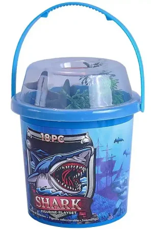Betrouwbaar Wild Republic Emmer m. Dieren - 18 st. - Haaien