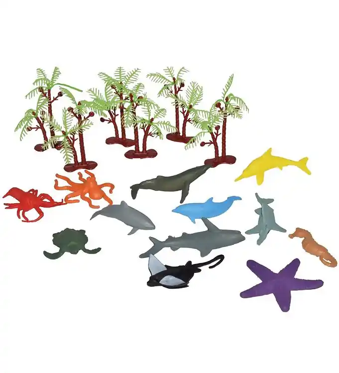 Wild Republic Emmer m. Dieren - Mini - 18 st. - Dieren van de ze Weekendaanbieding