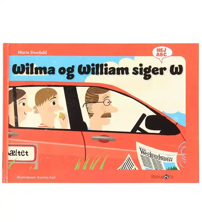 Straarup & Co Boek - Hallo ABC - Wilma en William Zegt W - Deens Beste Prijs