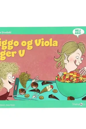 Seizoensaanbieding Straarup & Co Boek - Hallo ABC - Viggo en Viola Zegt V - Deens