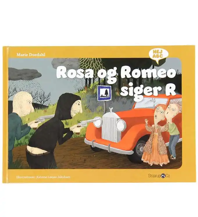 Straarup & Co Boek - Hallo ABC - Roze en Romeo Zegt R - Deens Gratis Retour