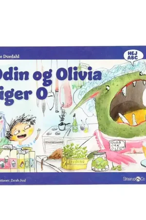 Merkproduct Straarup & Co Boek - Hallo ABC - Odin en Olivia Zegt O - Deens