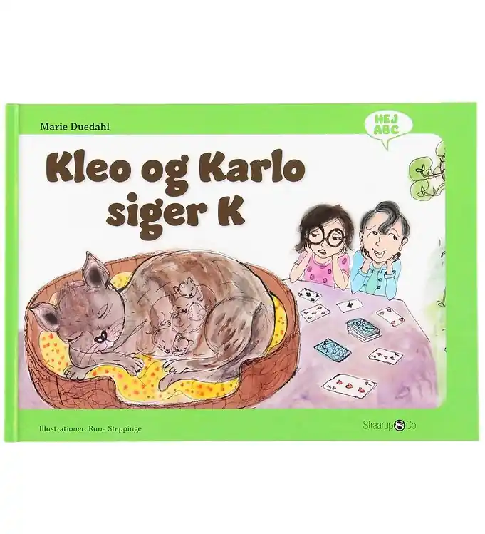 Straarup & Co Boek - Hallo ABC - Kleo en Karlo Zegt K - Deens Seizoensaanbieding