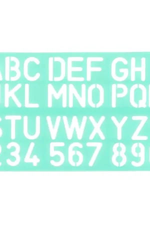 Alleen Vandaag Linex Lettertypesjabloon - 30mm - Groen