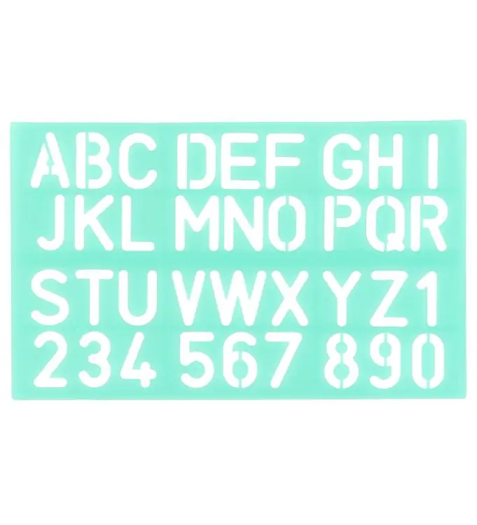 Alleen Vandaag Linex Lettertypesjabloon - 30mm - Groen